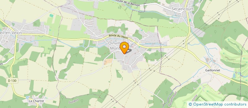 localisation de l'entreprise A.D.C.  OINVILLE-SUR-MONTCIENT