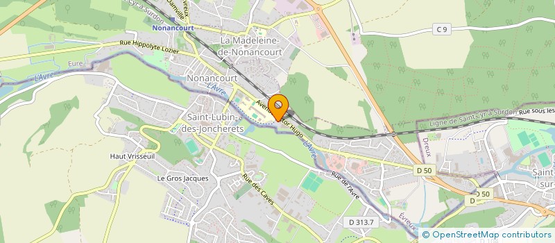 localisation de l'entreprise A.D.C. AGENCEMENT  NONANCOURT