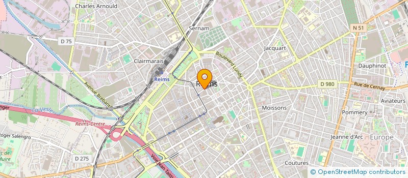 localisation de l'entreprise A D C ARON DEPANNAGE CONSEIL à REIMS