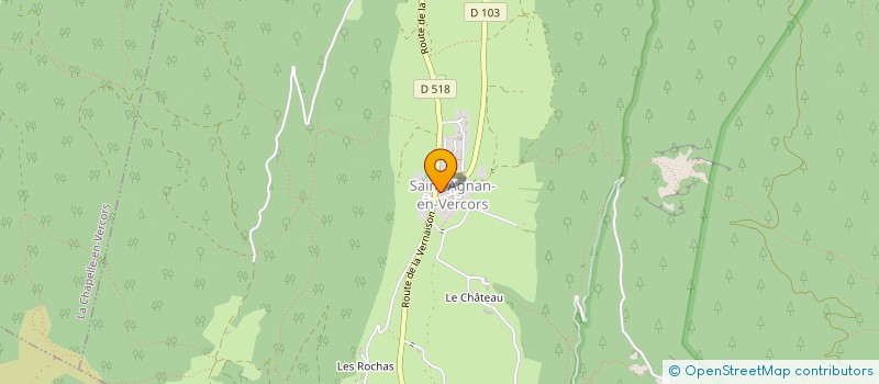 localisation de l'entreprise A.D.C.E.F.S.F. à LA CHAPELLE-EN-VERCORS