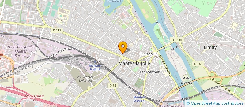 localisation de l'entreprise A.D.C.P.78  MANTES-LA-JOLIE