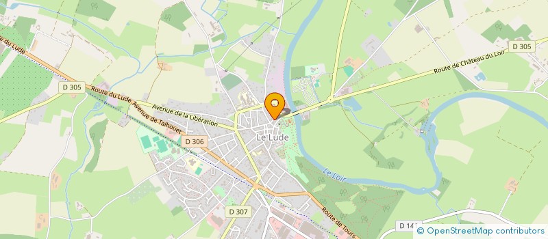 localisation de l'entreprise A D C P L  AUBIGNE RACAN