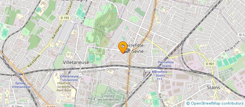 localisation de l'entreprise A&D COMPANY à PIERREFITTE-SUR-SEINE