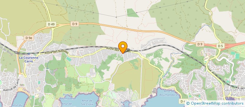 localisation de l'entreprise A D CONSTRUCTION  MARTIGUES