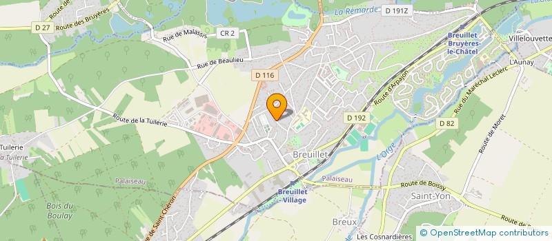 localisation de l'entreprise A D CONSTRUCTIONS  BREUILLET