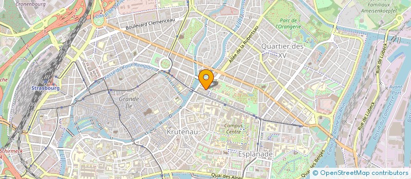 localisation de l'entreprise A.D. CONSULT à STRASBOURG