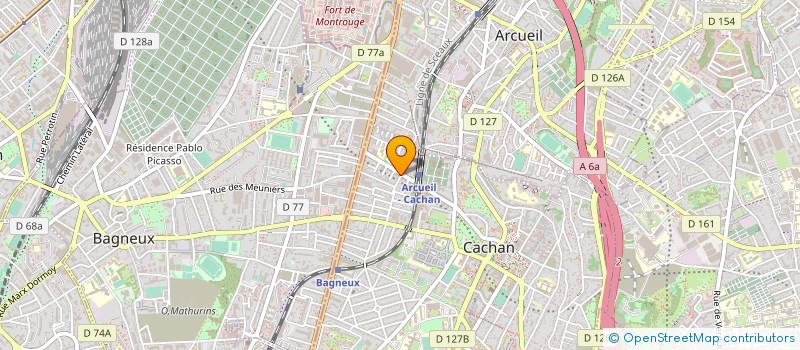 localisation de l'entreprise A.D.D.L. à CACHAN