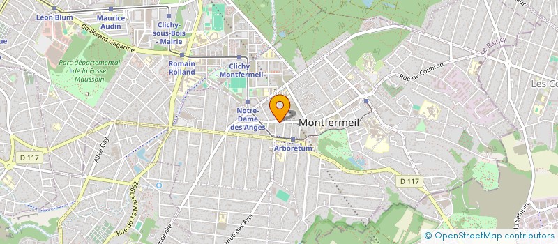 localisation de l'entreprise A.D. DIS  MONTFERMEIL