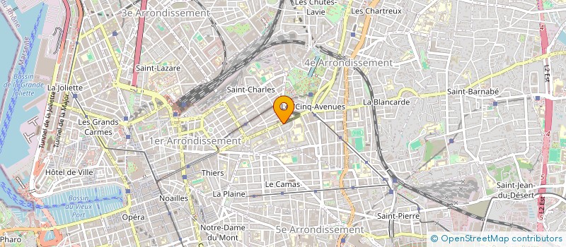 localisation de l'entreprise A D E à MARSEILLE