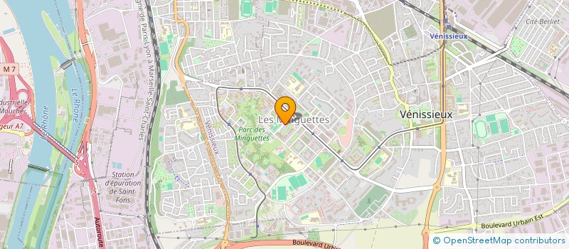 localisation de l'entreprise A.D.E  VENISSIEUX