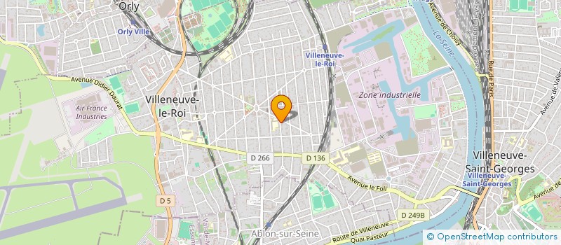 localisation de l'entreprise A.D.E à VILLENEUVE-LE-ROI
