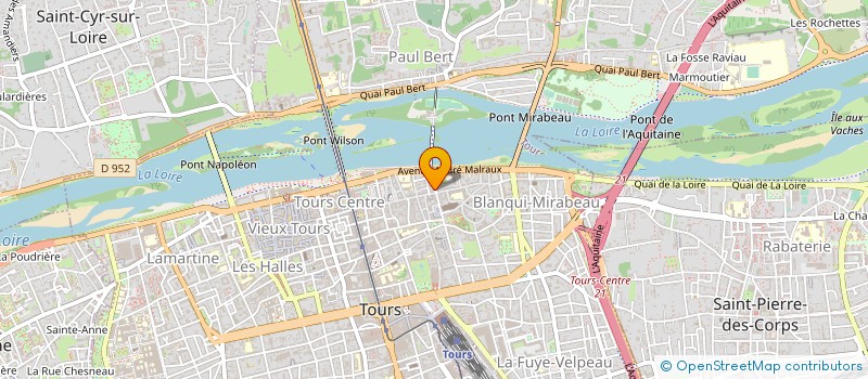 localisation de l'entreprise A.D.E.A.U.T. à TOURS