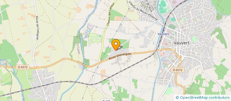 localisation de l'entreprise A D E ARTISAN DES ENERGIES  VAUVERT