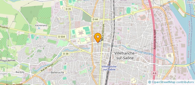 localisation de l'entreprise A.D.E.I.R. CONSEIL à VILLEFRANCHE-SUR-SAONE