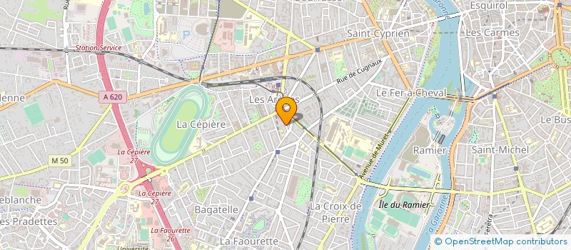 localisation de l'entreprise A.D.E.P.31 à TOULOUSE