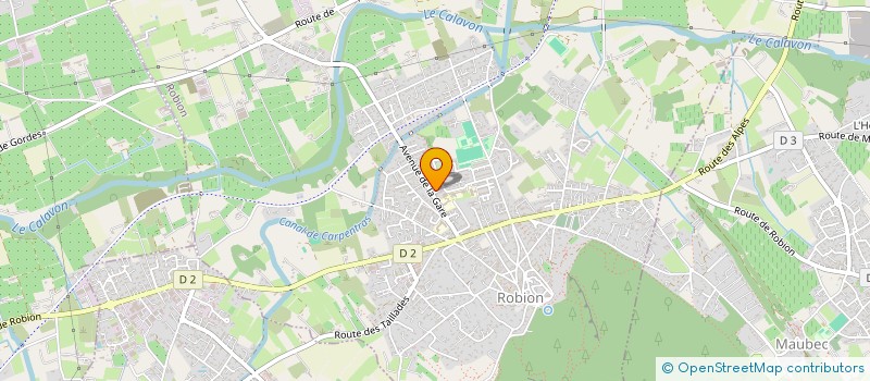 localisation de l'entreprise A D E P  ROBION