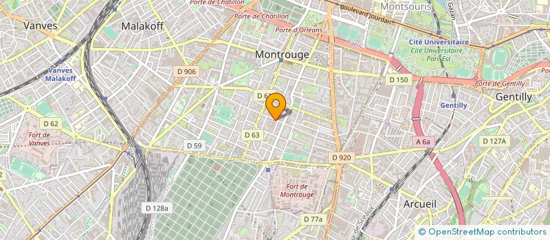 localisation de l'entreprise A D E P A  MONTROUGE