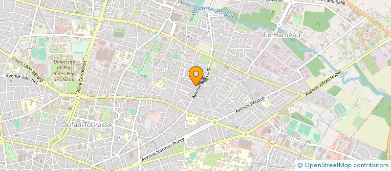 localisation de l'entreprise A.D.E.P. ASS DEVELOP EMPLOIS PROTEGES  PAU
