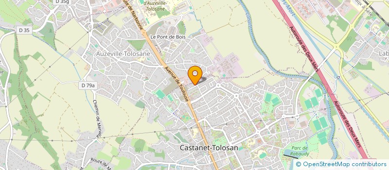 localisation de l'entreprise A.D.E.R à CASTANET-TOLOSAN