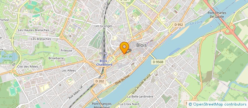 localisation de l'entreprise A.D.E.V. à BLOIS