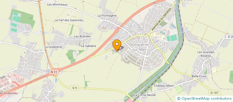 localisation de l'entreprise A'D ENERGIES  ANGLIERS