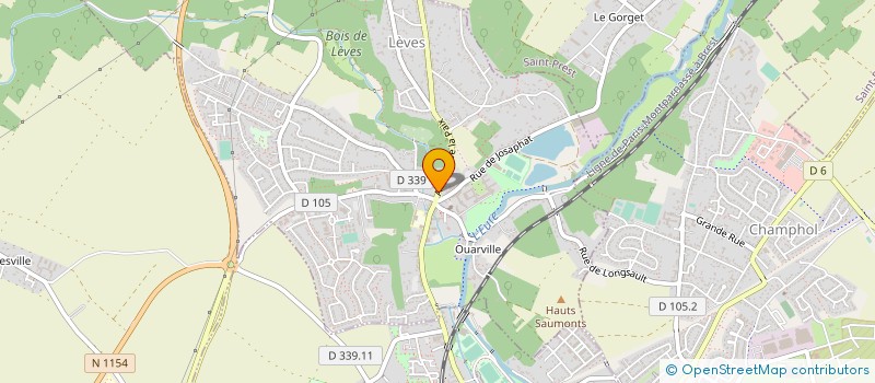 localisation de l'entreprise A.D. EXPERTISE à LEVES