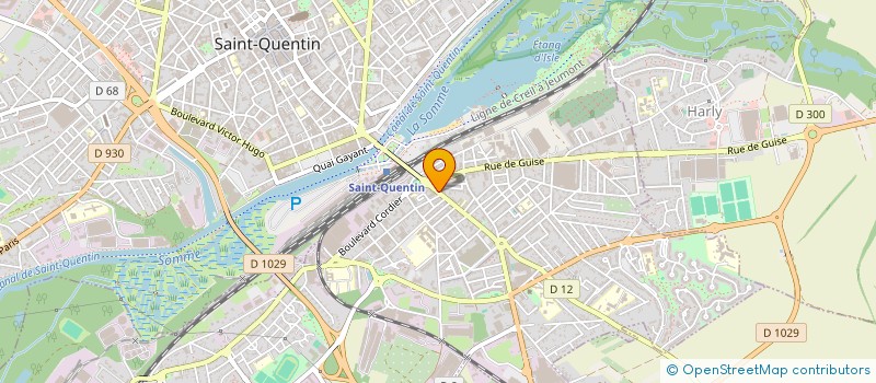 localisation de l'entreprise A D F à SAINT-QUENTIN
