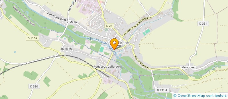 localisation de l'entreprise A D F à BAILLEAU-ARMENONVILLE