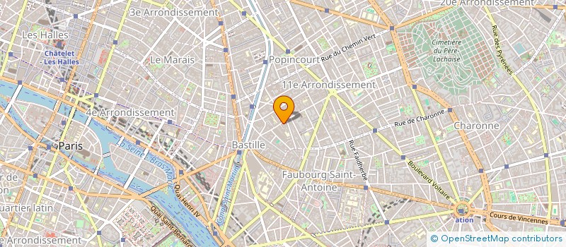 localisation de l'entreprise A.D.F. ASSURANCES  PARIS