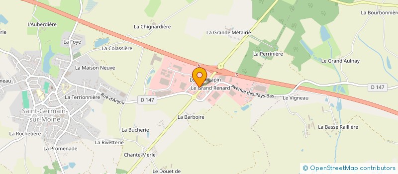 localisation de l'entreprise A.D.F.M. à SEVREMOINE