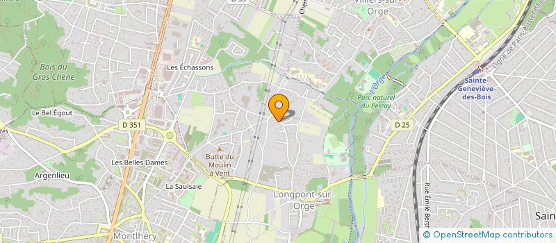 localisation de l'entreprise A.D.F.MULTI-SERVICE  LONGPONT-SUR-ORGE