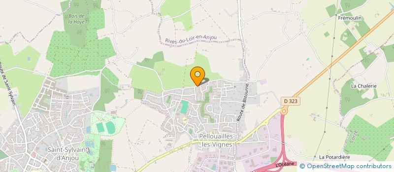 localisation de l'entreprise A.D.G. IMMOBILIER  VERRIERES-EN-ANJOU