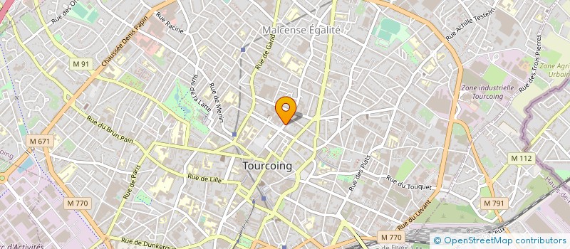 localisation de l'entreprise A.D.G.P  TOURCOING