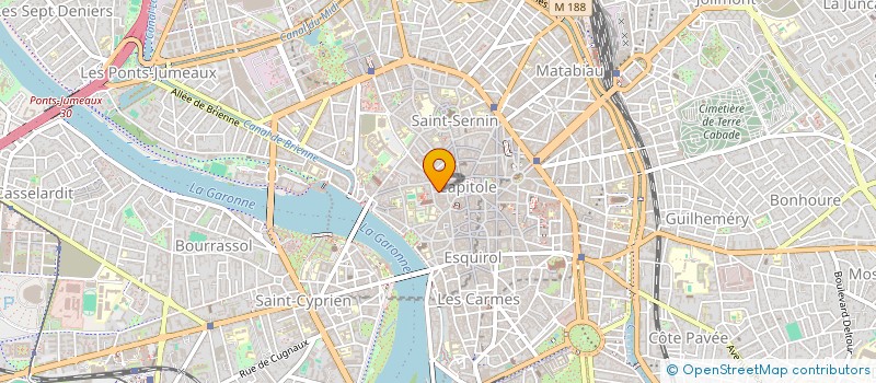 localisation de l'entreprise A.D.H.F.C. à TOULOUSE