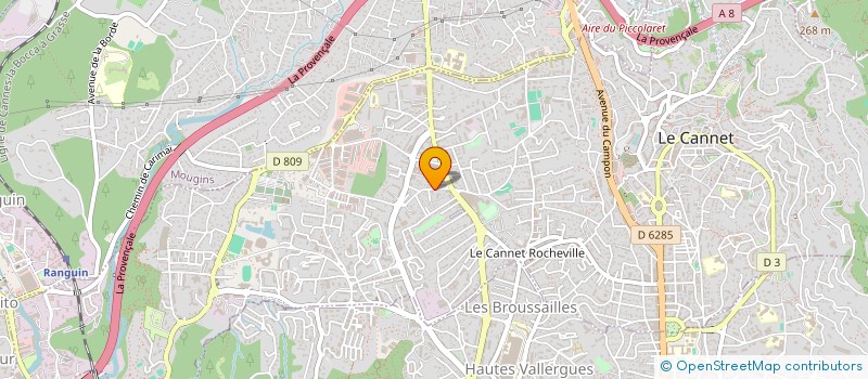 localisation de l'entreprise A D I à LE CANNET