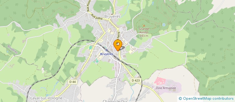 localisation de l'entreprise A D I à BRUYERES