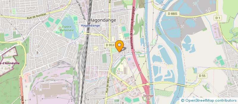 localisation de l'entreprise A D I M E  HAGONDANGE