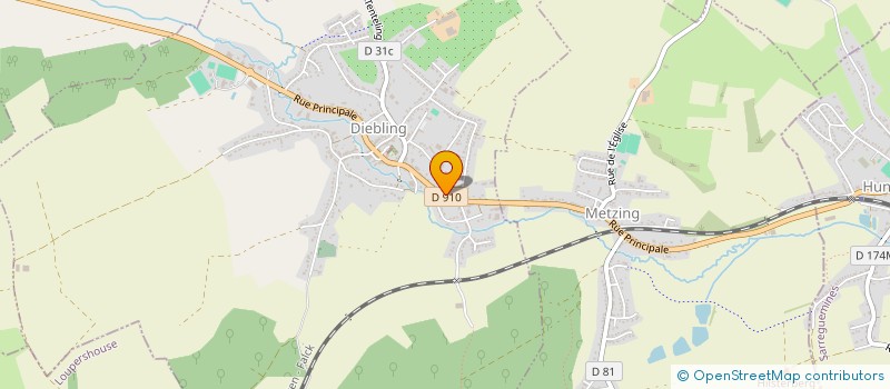 localisation de l'entreprise A D I R P MOSELLE  METZING