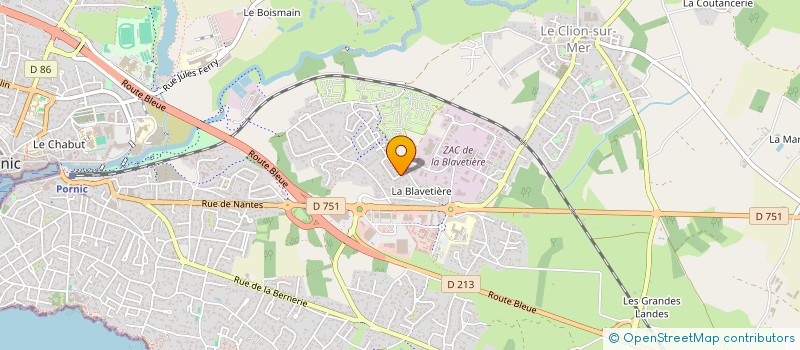 localisation de l'entreprise A D IMMO  PORNIC