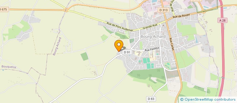 localisation de l'entreprise A.D.IMMO  BOURG-ACHARD