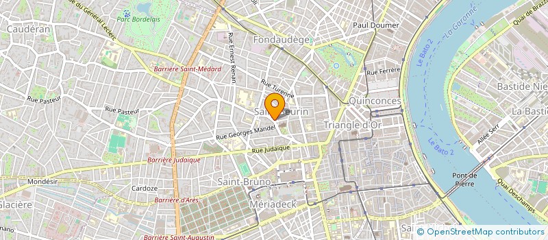 localisation de l'entreprise A.D. IMMOBILIER  A.D.I.  BORDEAUX