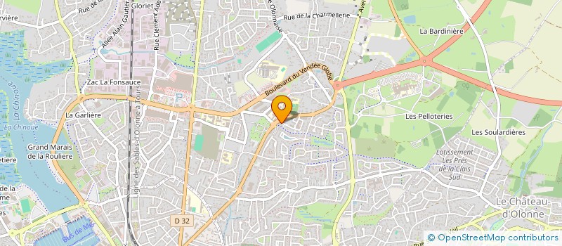 localisation de l'entreprise A & D IMMOBILLIER à LES SABLES D'OLONNE