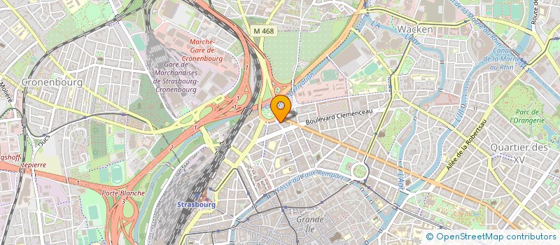 localisation de l'entreprise A.D. IMPEX INTERNATIONAL à STRASBOURG