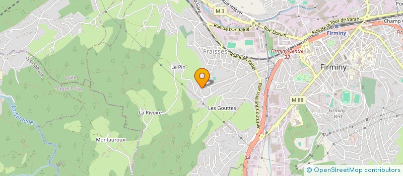 localisation de l'entreprise A.D. INDUSTRIE à FRAISSES