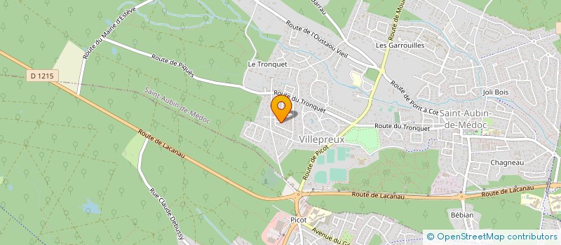 localisation de l'entreprise A.D.L 2  SAINT-AUBIN-DE-MEDOC