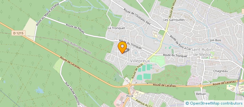 localisation de l'entreprise A.D.L  SAINT-AUBIN-DE-MEDOC