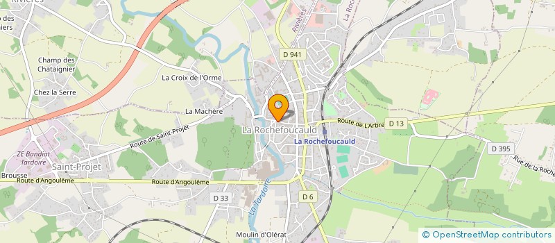 localisation de l'entreprise A. D. L. à LA ROCHEFOUCAULD-EN-ANGOUMOIS