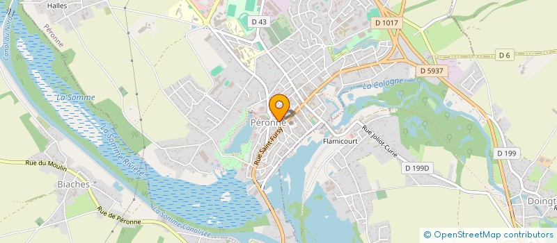 localisation de l'entreprise A.D.L.  PERONNE