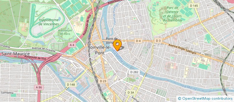 localisation de l'entreprise A.D.L.E  CHAMPIGNY-SUR-MARNE