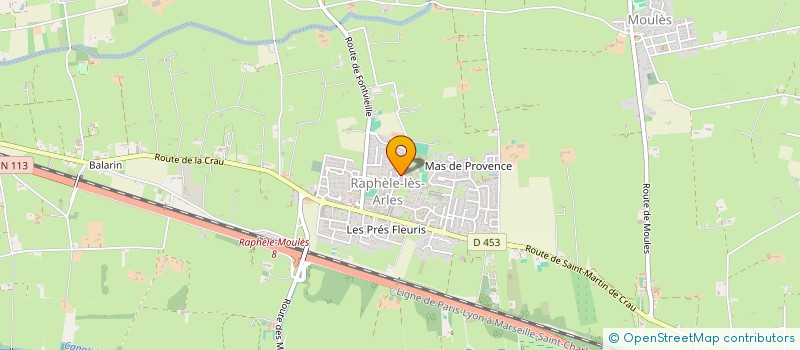 localisation de l'entreprise A D L I  ARLES